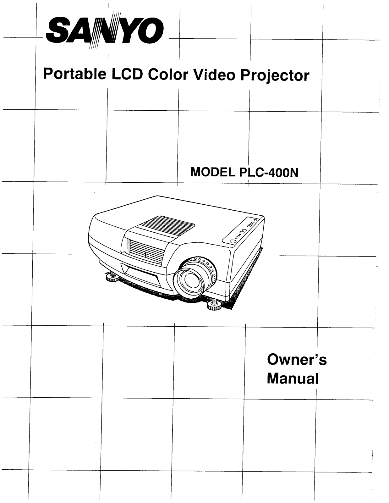 SANYO PLC400N User Manual