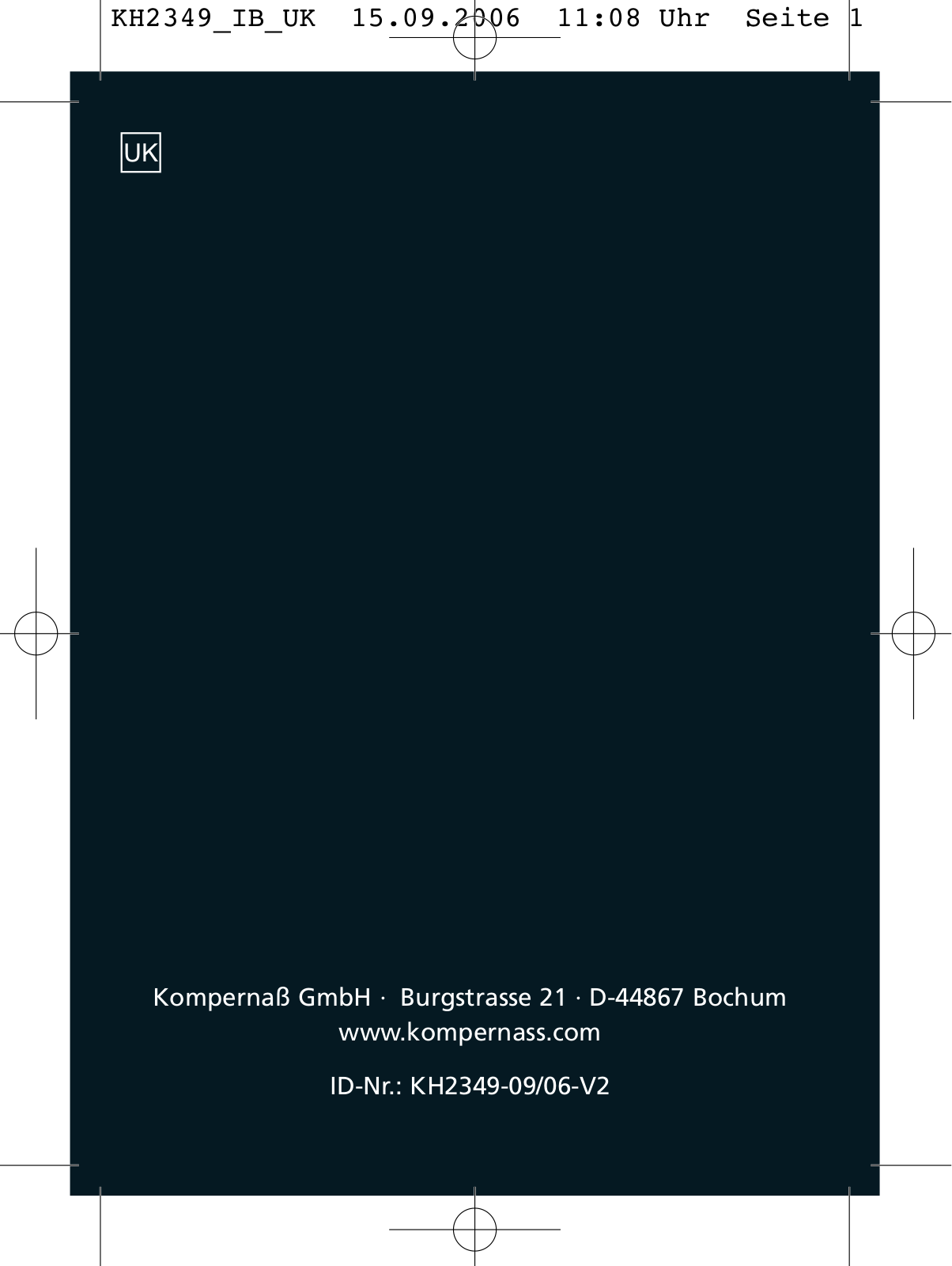 Kompernass KH 2349 User Manual