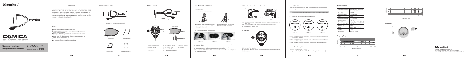 Comica CVM-V30 User Manual