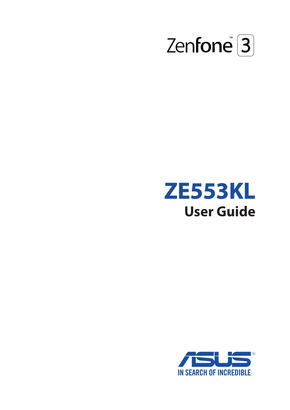 Asus ZE553KL User Guide