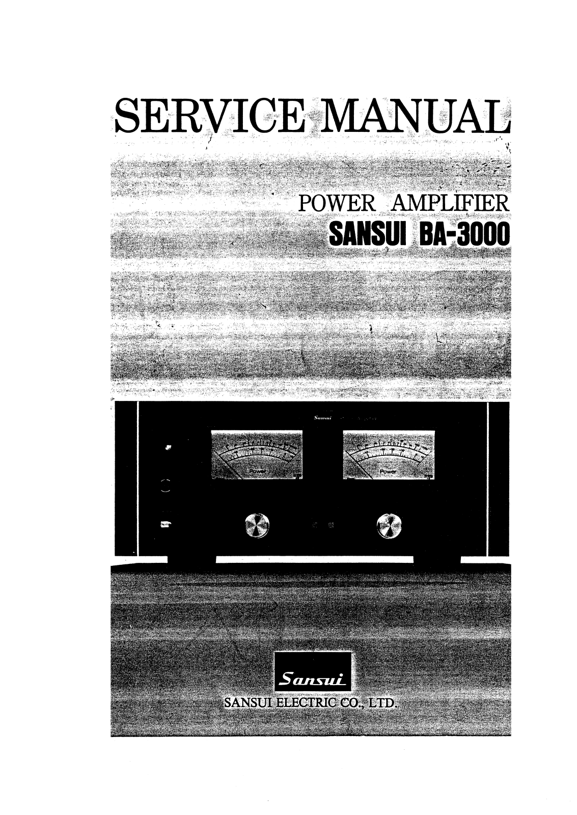 Sansui BA-3000 Schematic