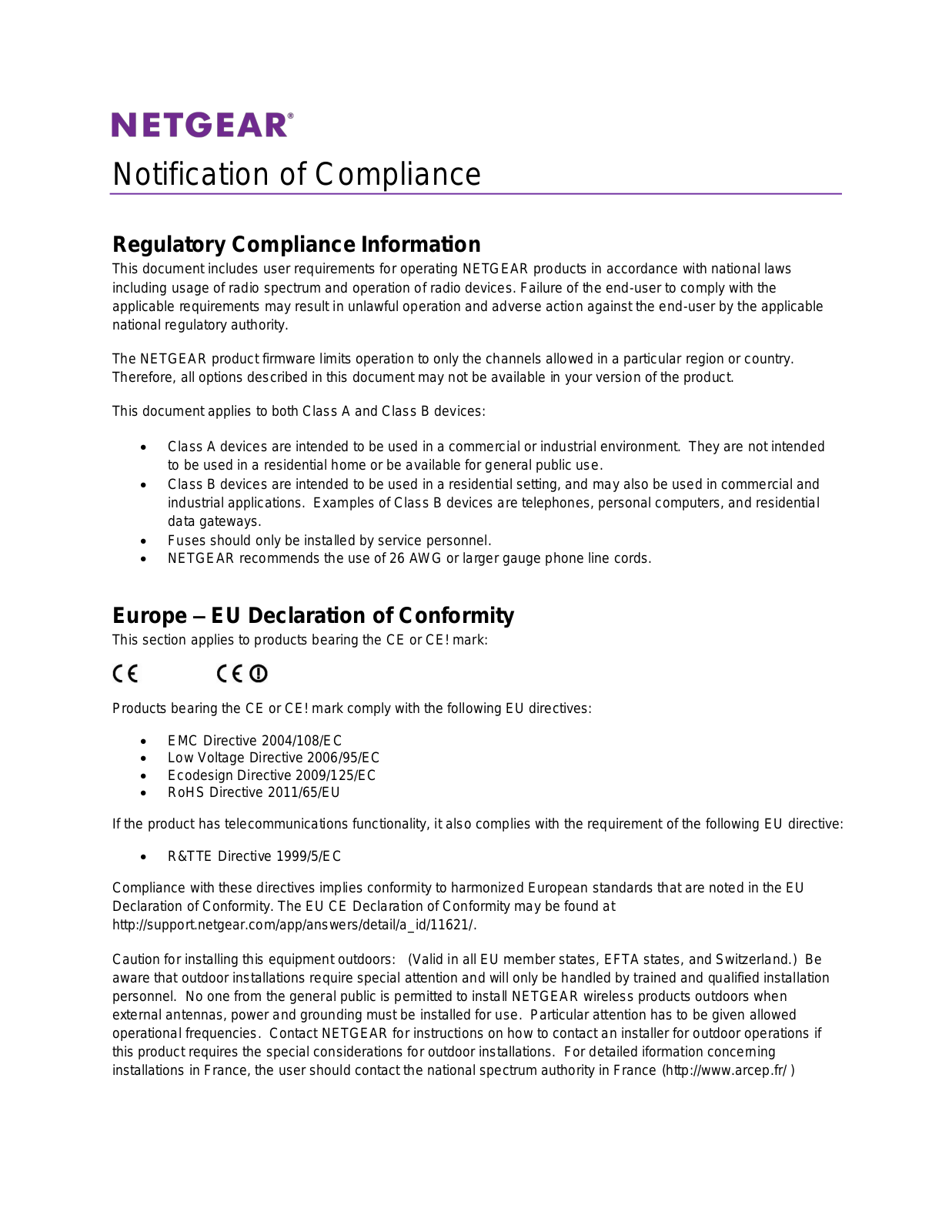 Netgear orporated 14200260 User Manual