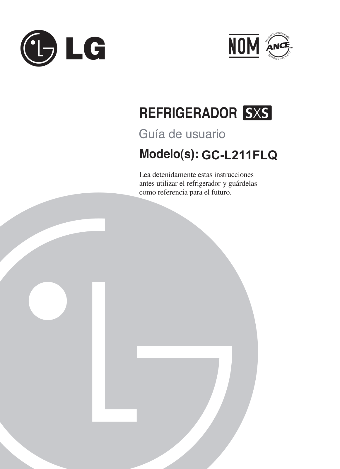 LG GC-L211FLQ Owner's Manual