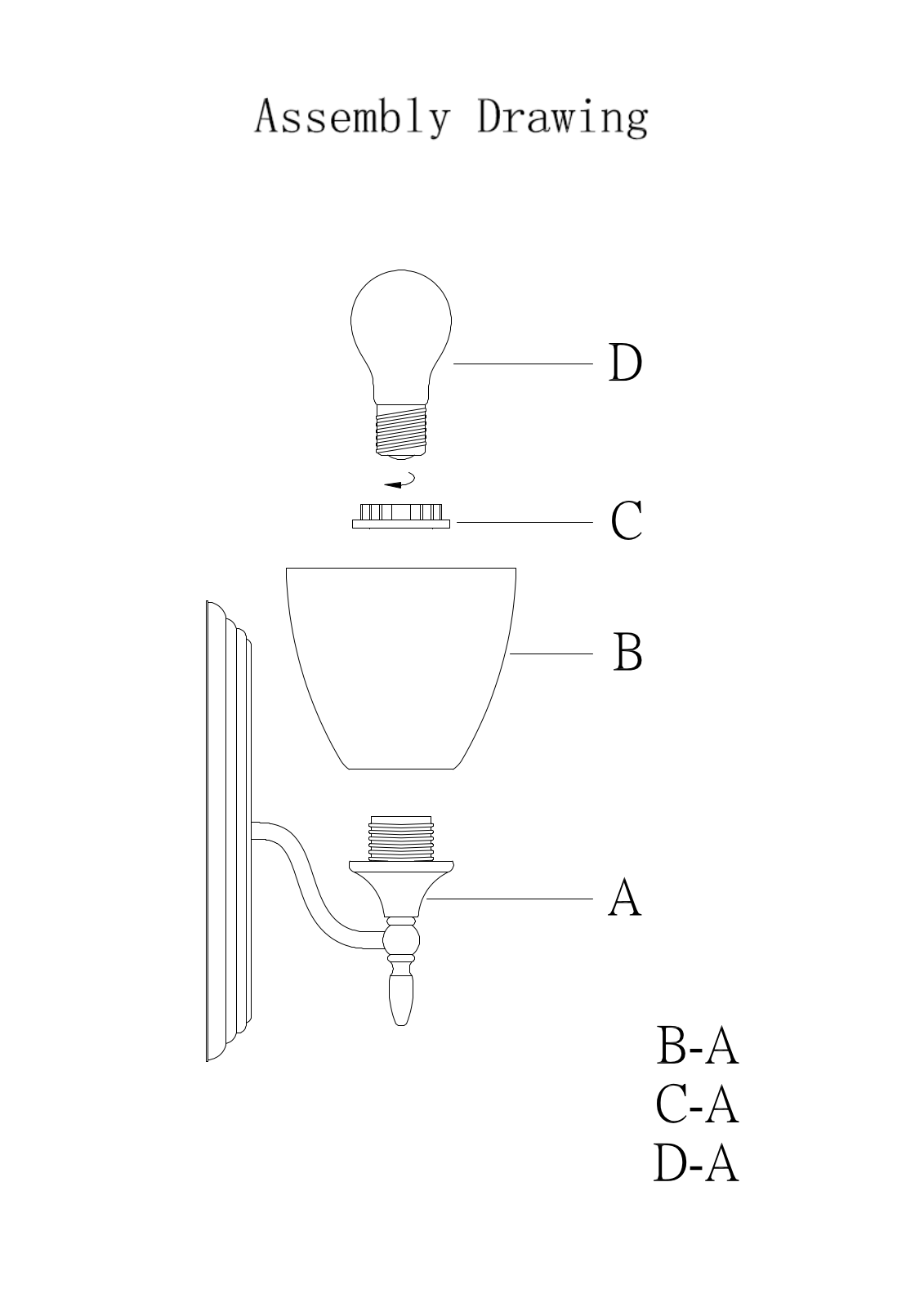 Lark Manor™ CHRH2560 Assembly Drawing - ManualMachine.com