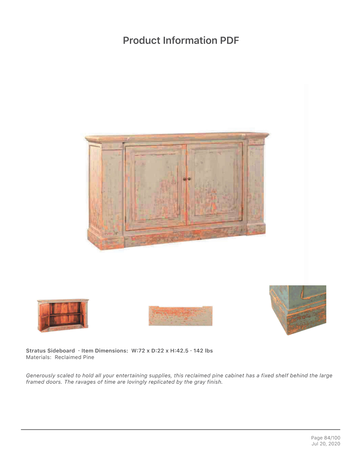 Furniture Classics FCD2989 Specifications - ManualMachine.com