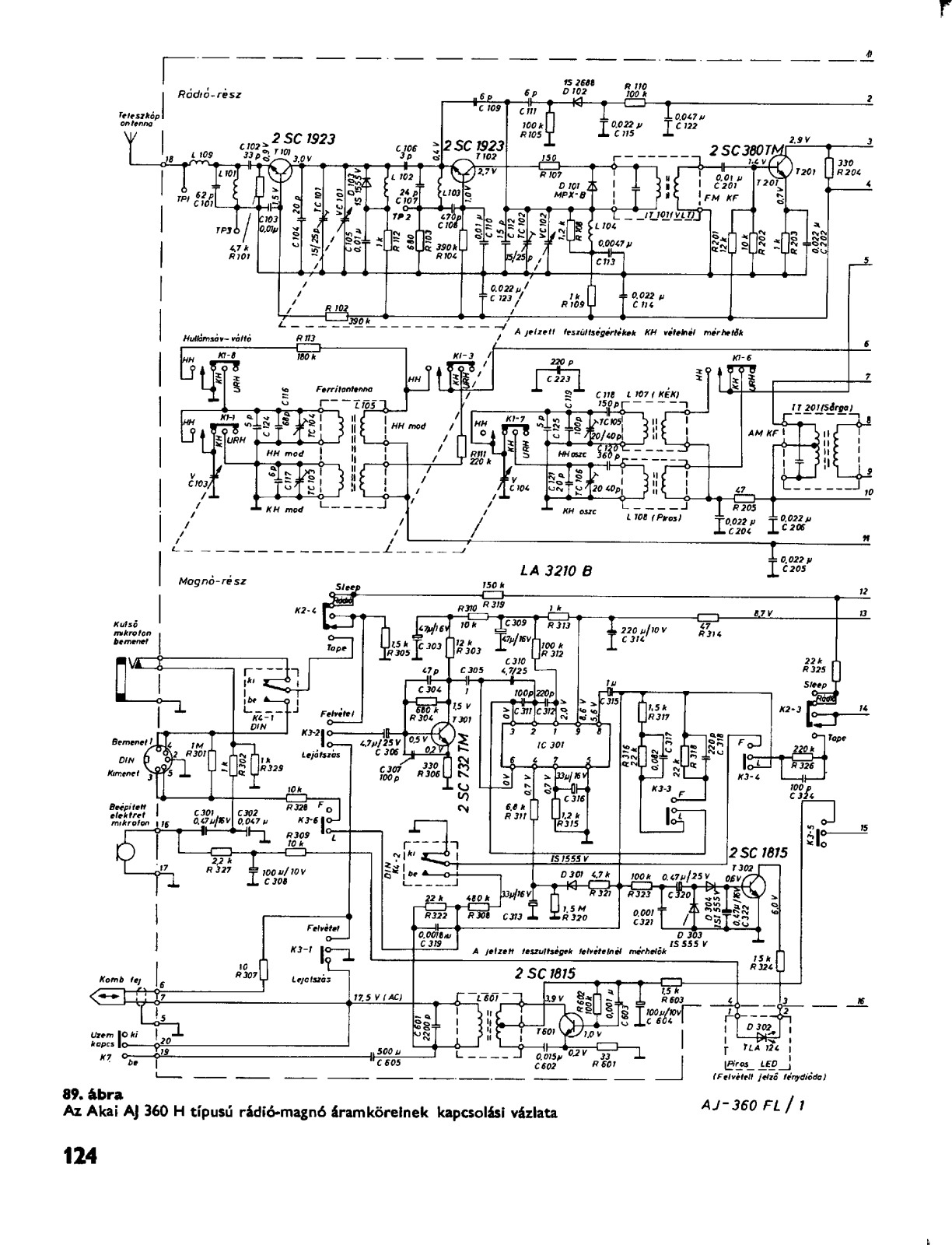 Akai AJ-360 Schematic