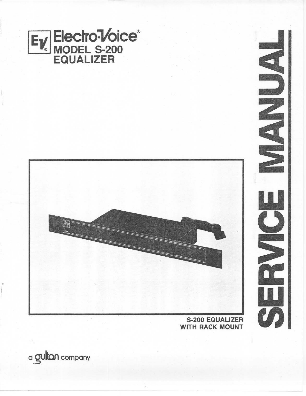 Electro-voice S-200 User Manual