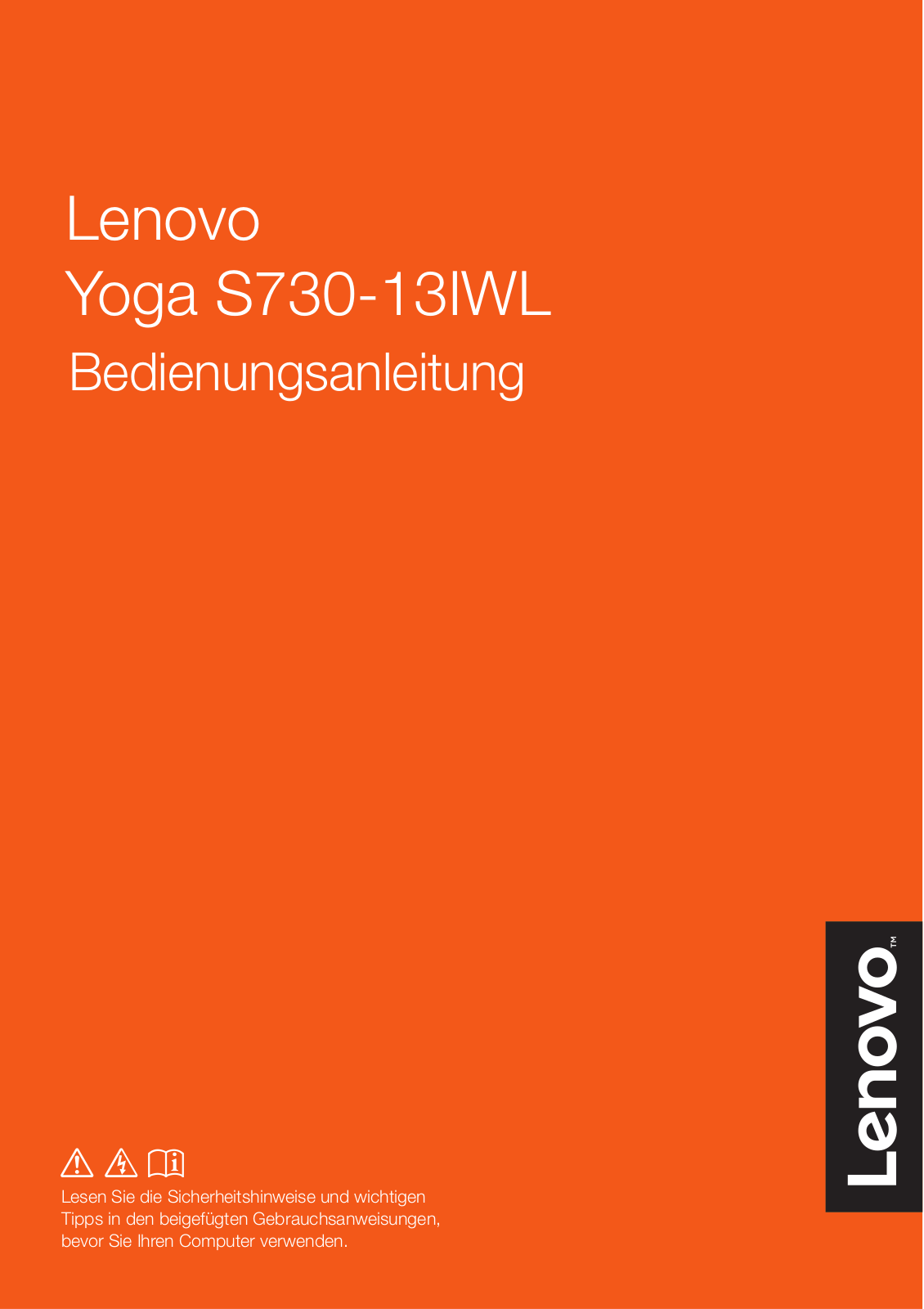 Lenovo Yoga S730-13IWL User Guide