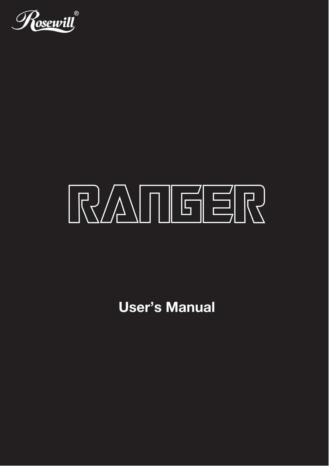 Rosewill ranger User Manual