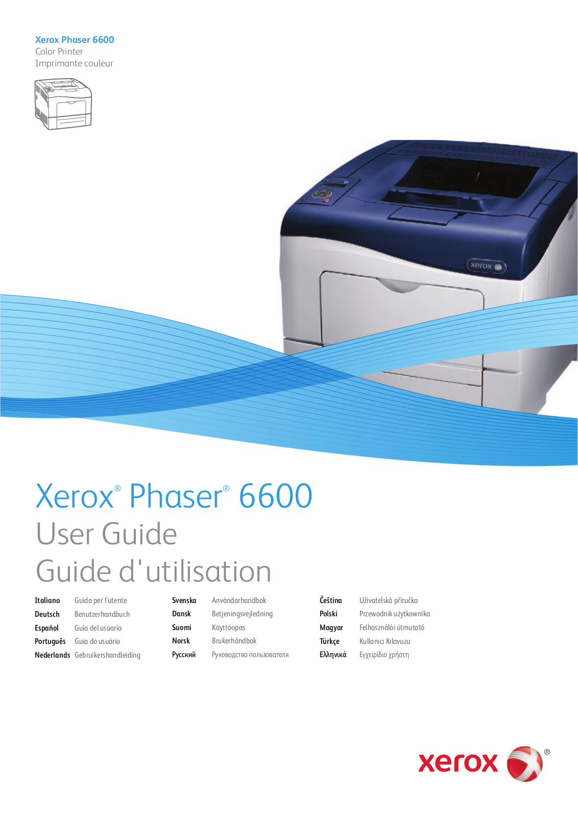 Xerox Phaser 6600 User Guide