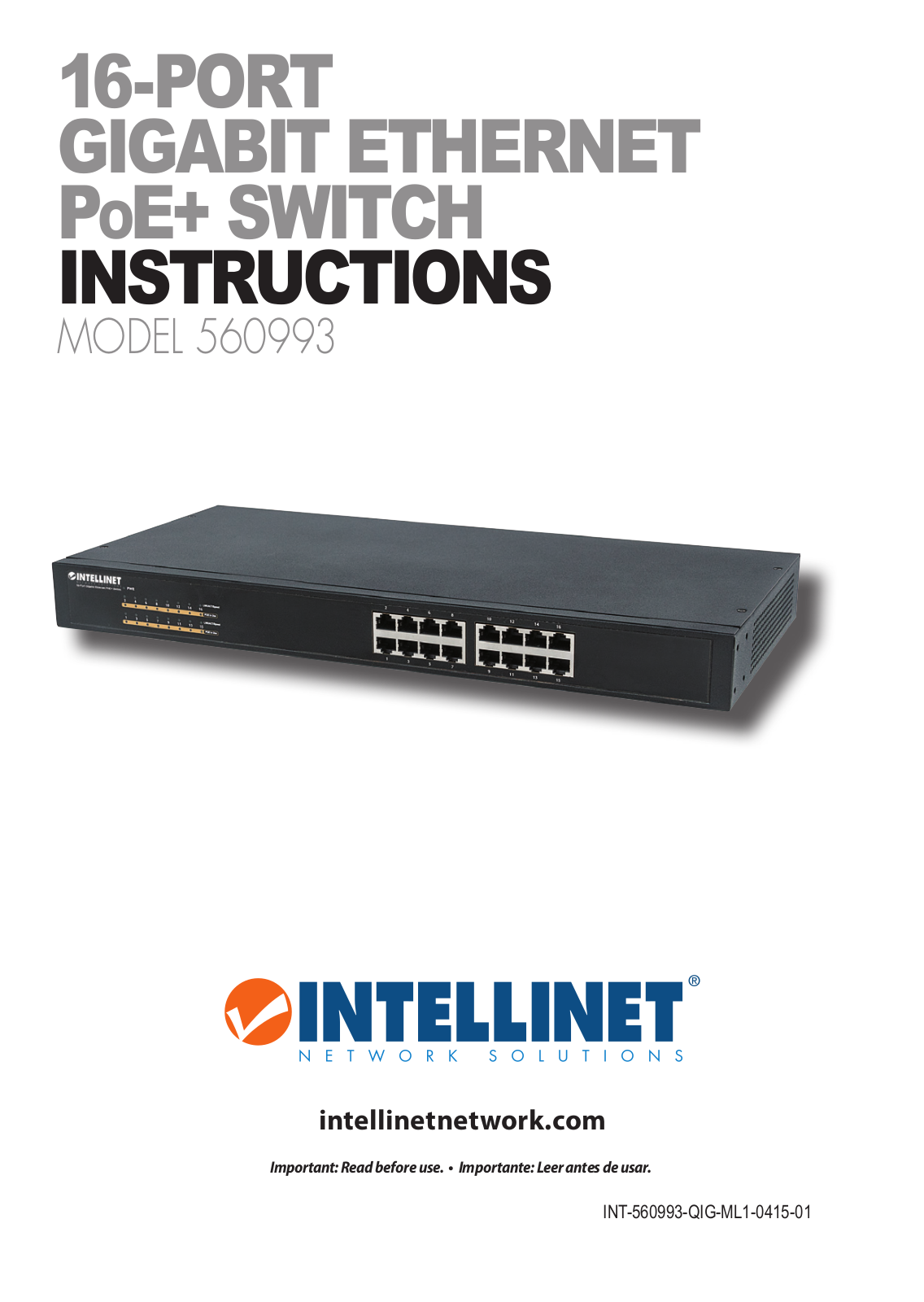 Intellinet 560993 User Manual