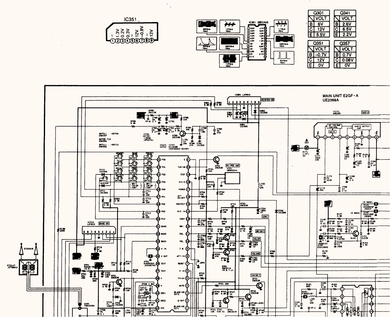 Sanyo CEM3022SU-00 Schematic