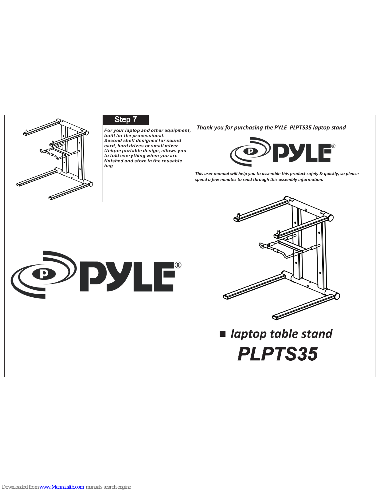 Pyle PLPTS35 User Manual - ManualMachine.com