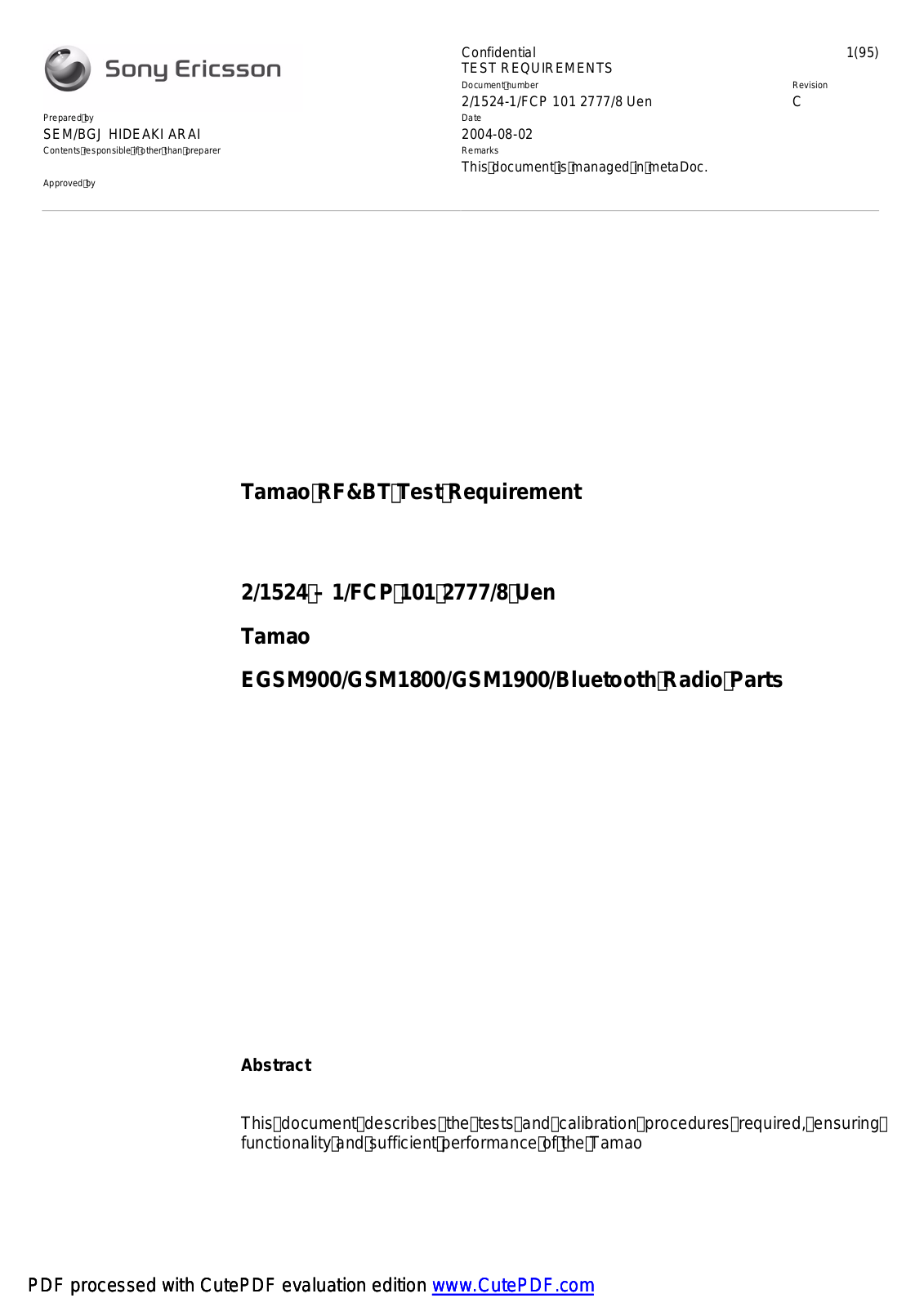 Sony Ericsson S700 Schematics 9