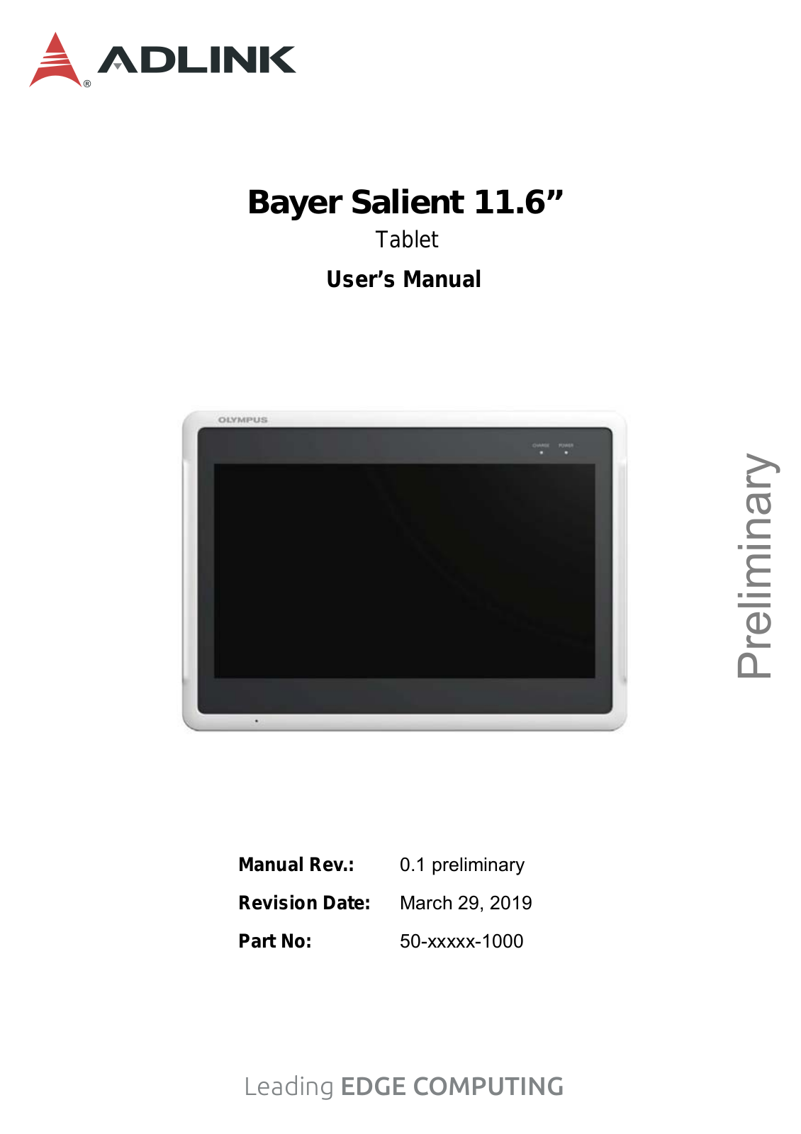 Imaxeon TABLET01 User Manual