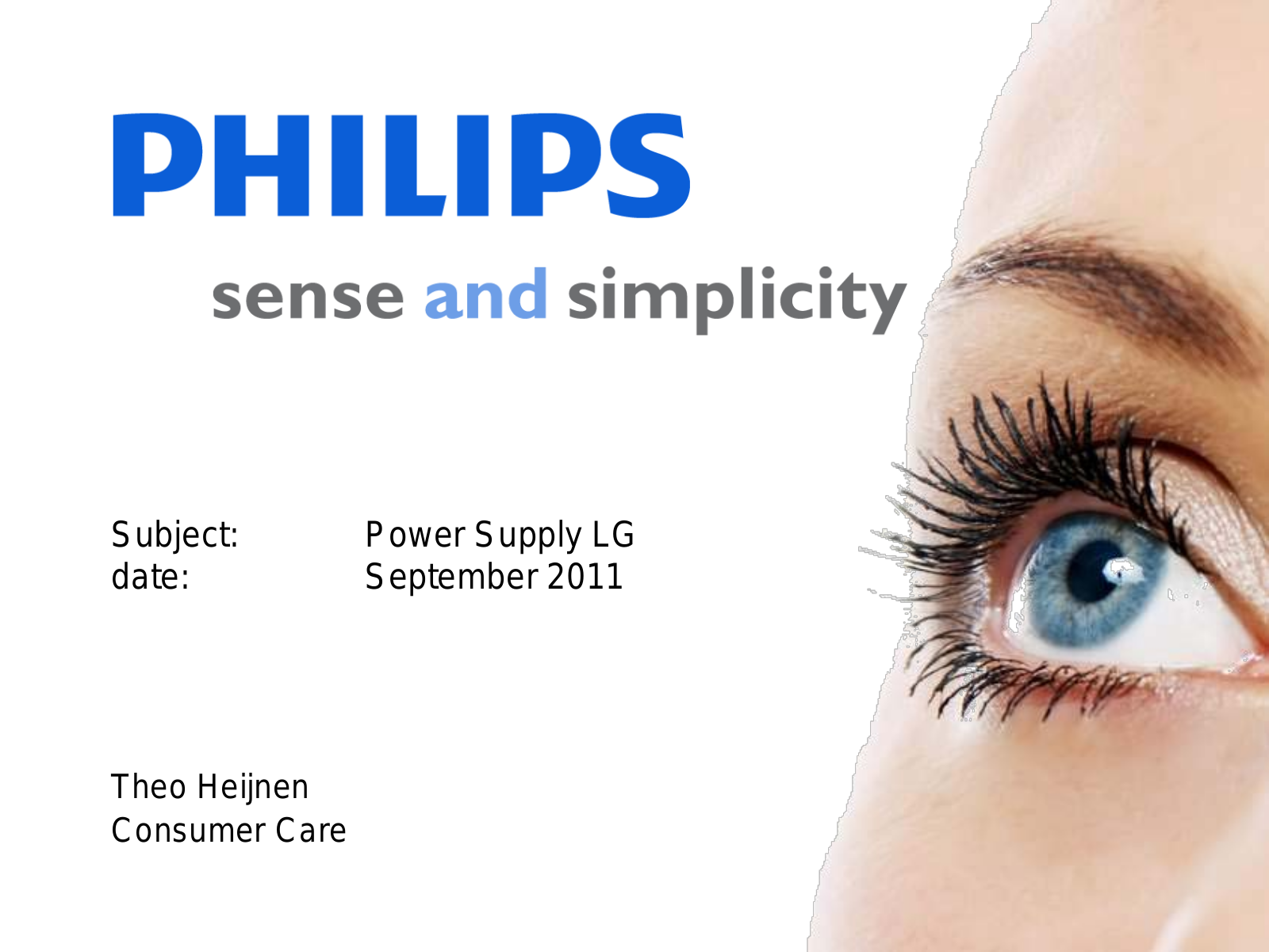 Philips Power Supply CLR Schematic