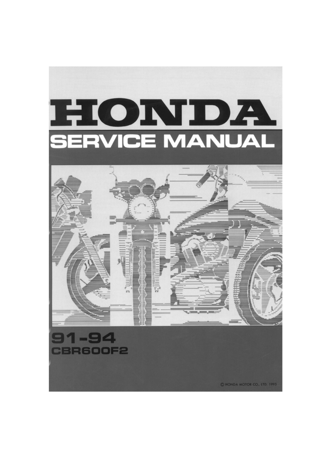 Honda CBR600F2 (1991-1994) User Manual