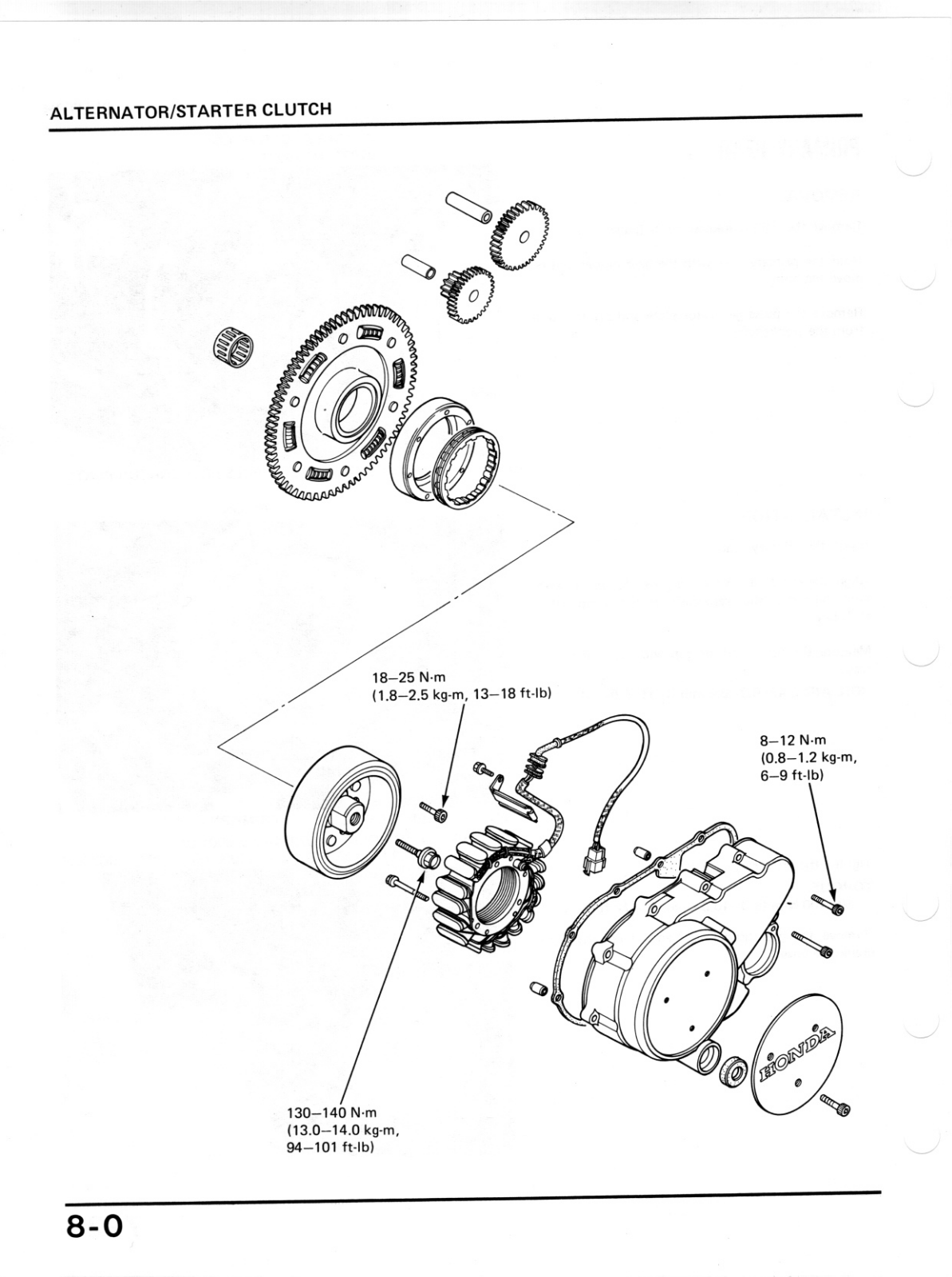 Honda VT 700, VT 750 Service Manual 08