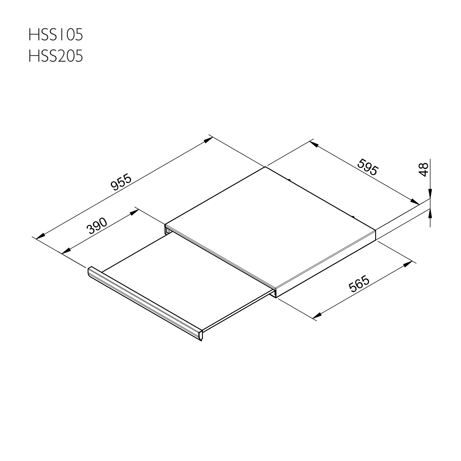 ASKO HSS105, HSS205 Dimensions