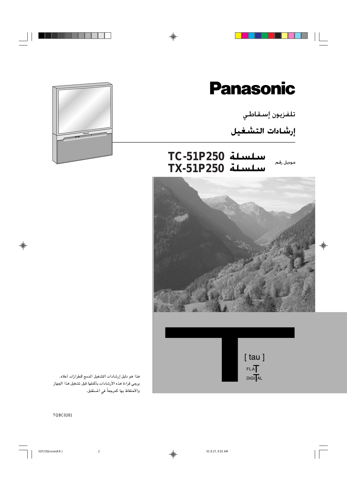 PANASONIC TC-51P250H User Manual