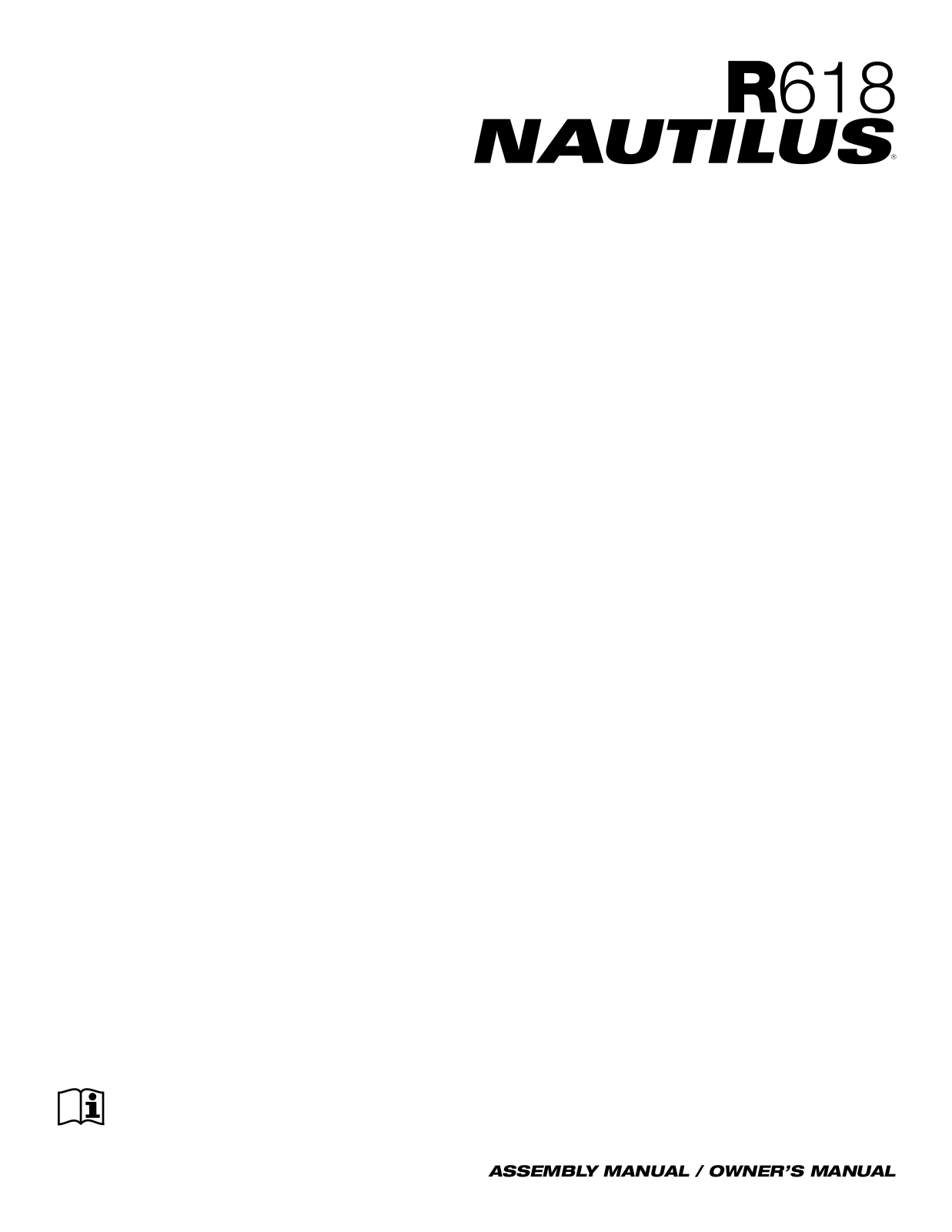 Nautilus R618 User Manual