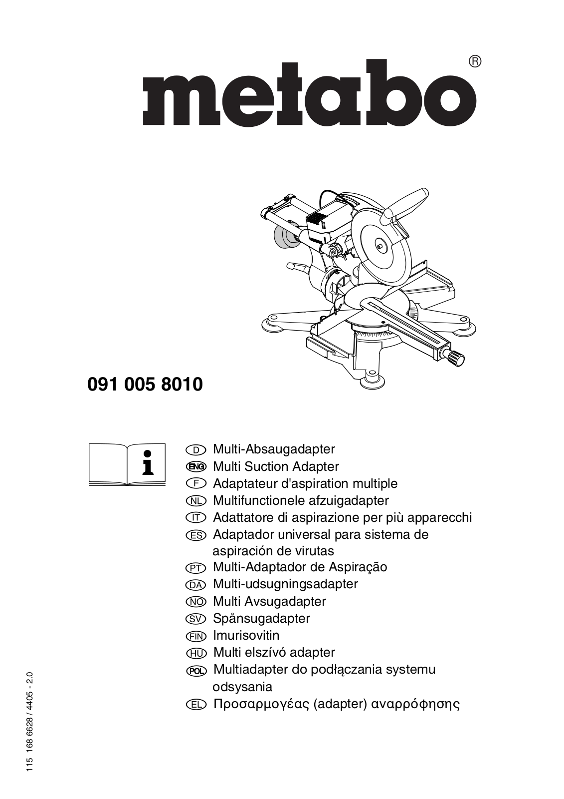 Metabo 091 005 8010 User guide - ManualMachine.com