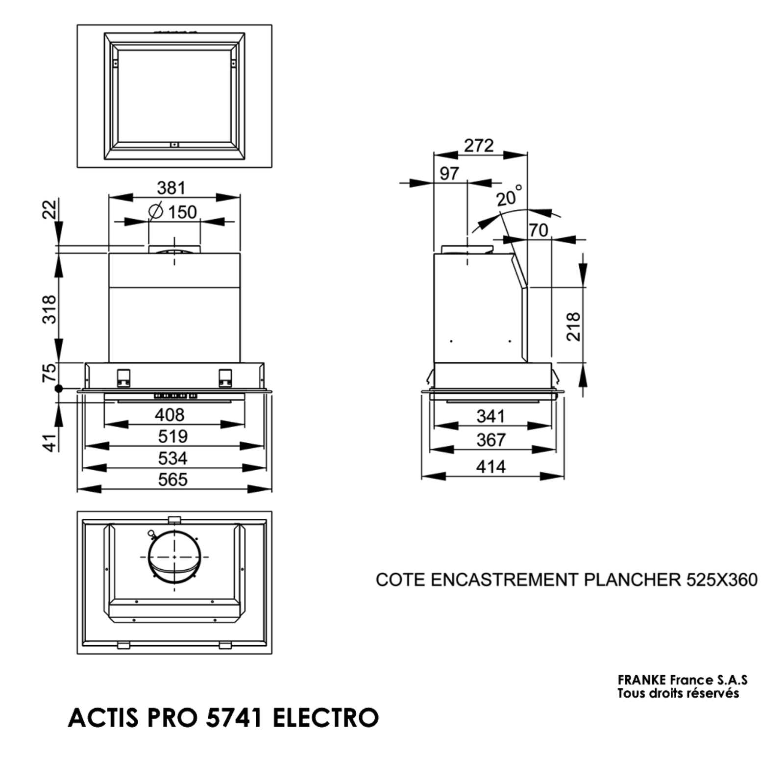 ROBLIN ACTIS PRO 5741 ELECTRO User Manual