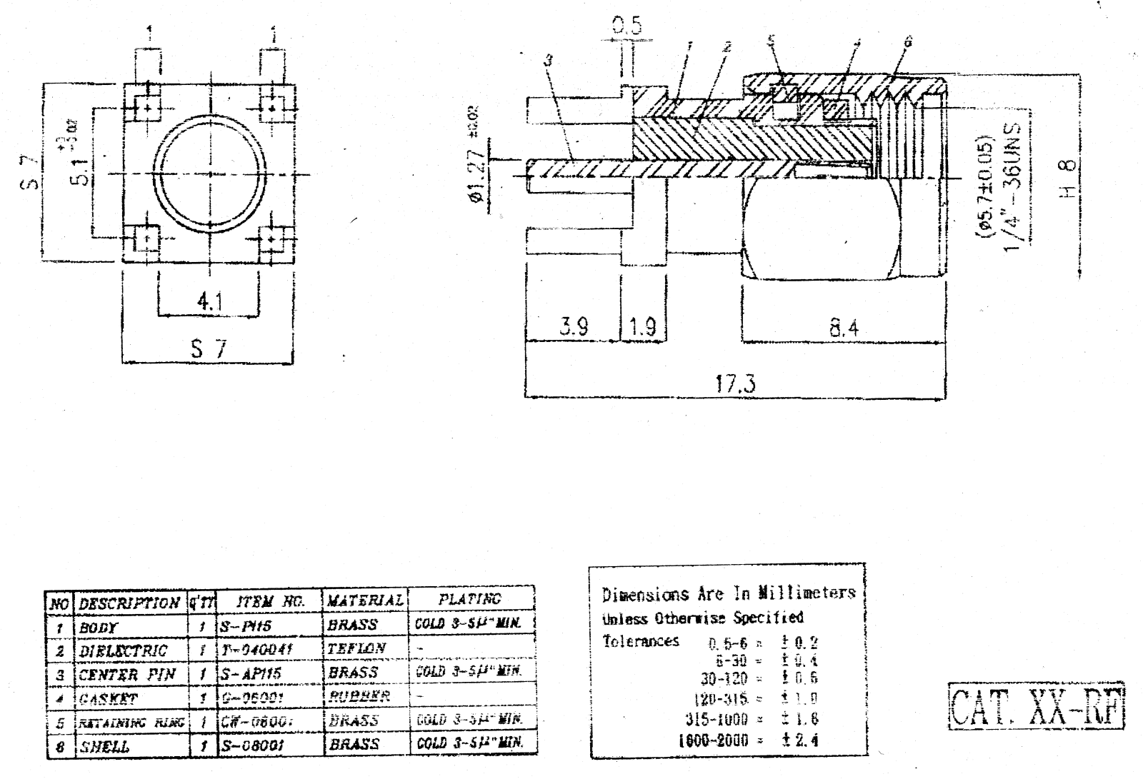 BKL SMA REV STE-180 Datasheet - ManualMachine.com
