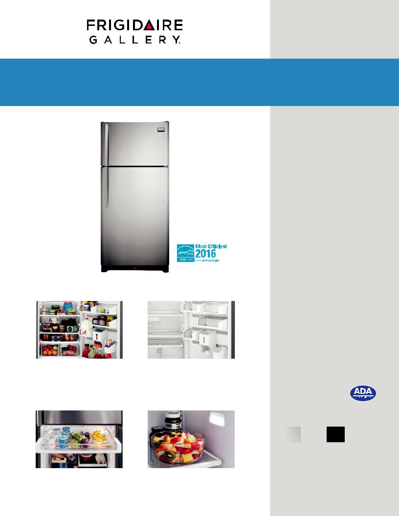 Frigidaire FGHI1865SP, FGHI1865SF, FGHI1865SE Specification Sheet