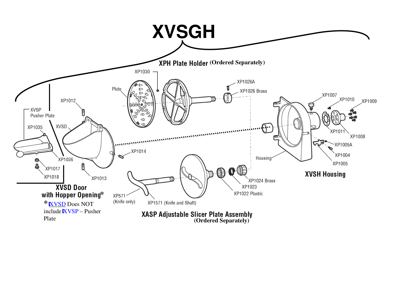 Globe XVSGH Parts Manual