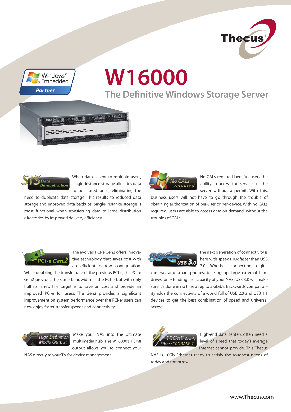 Thecus W16000 User Manual