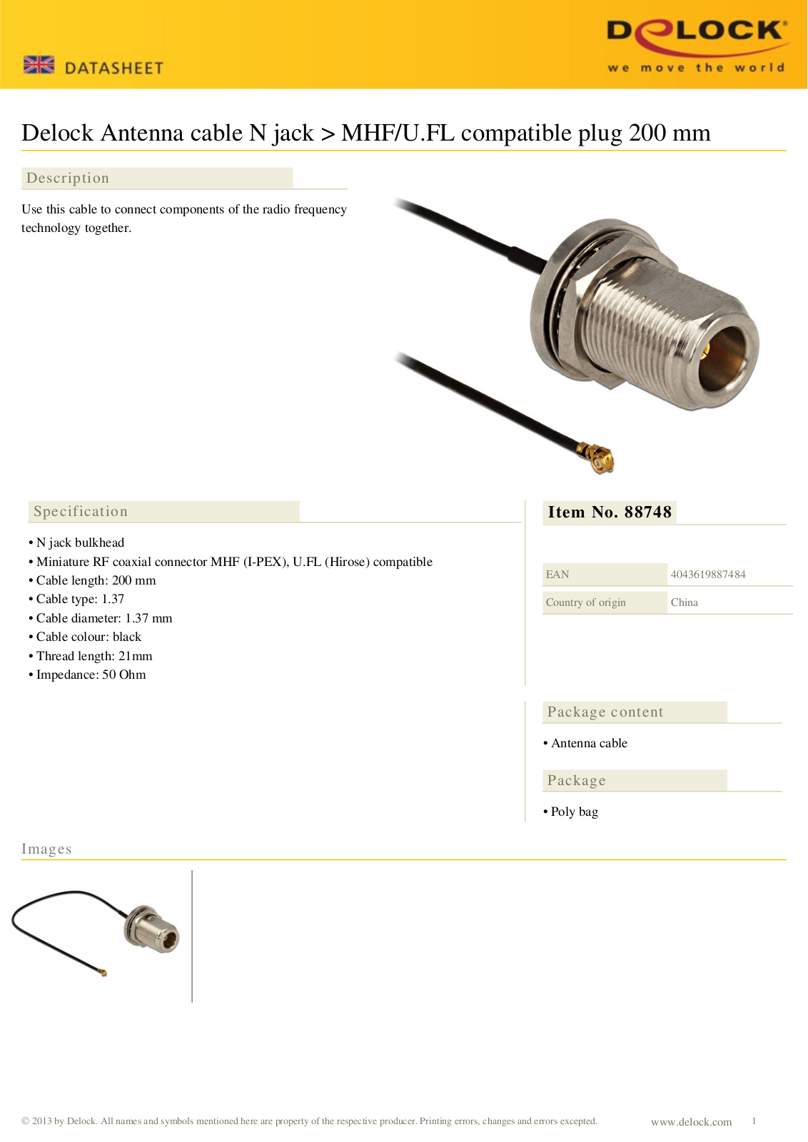 DeLOCK 88748 User Manual