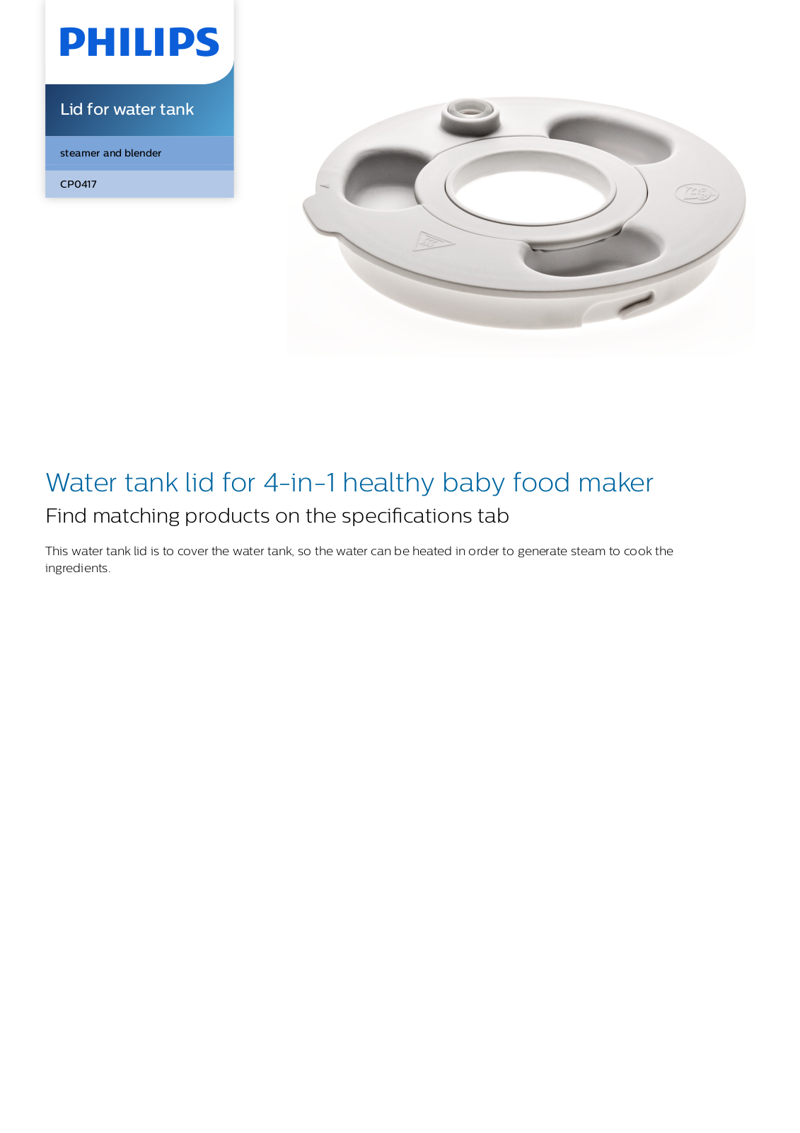 Philips CP0417/01 leaflet - ManualMachine.com