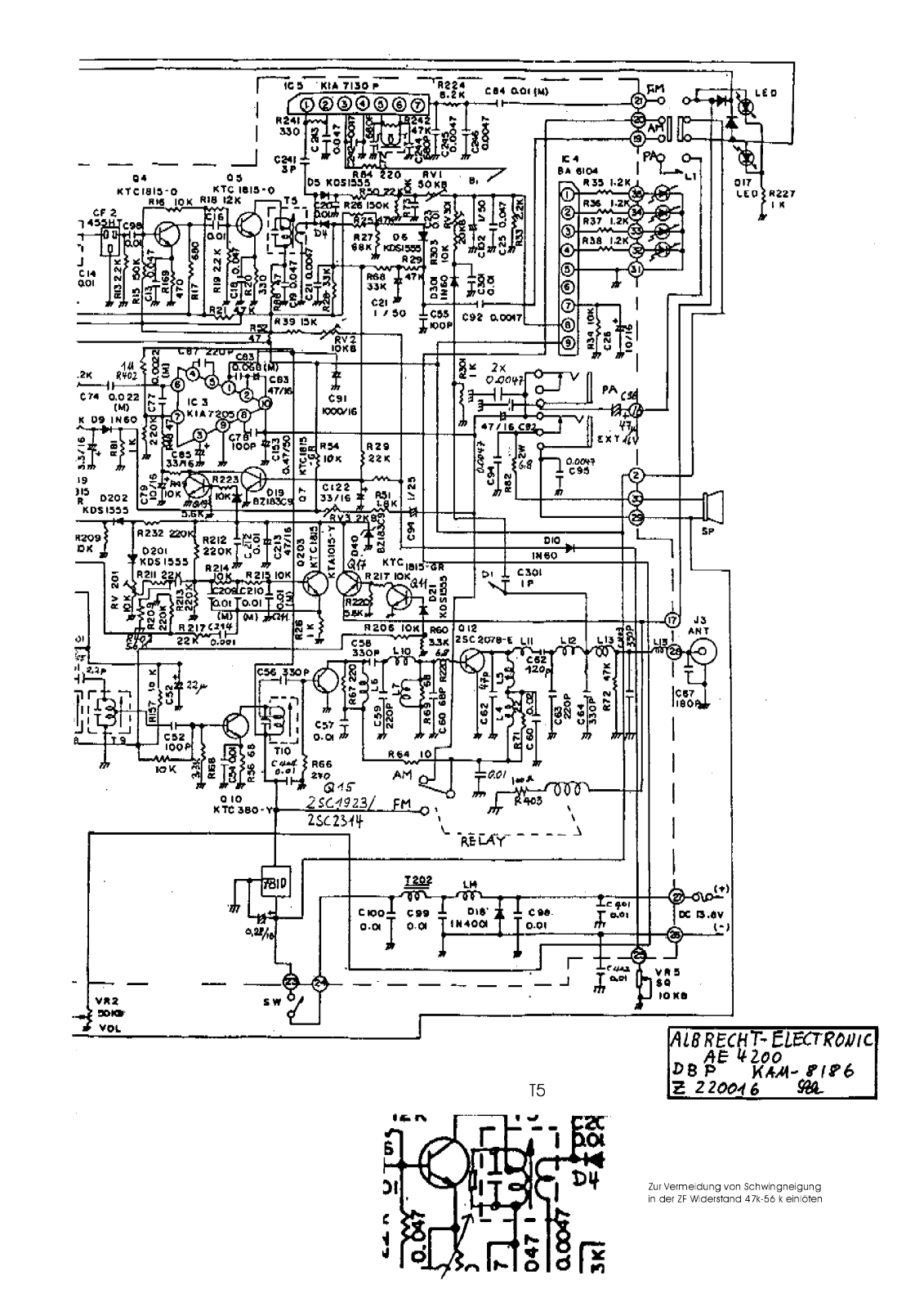 Albrecht AE 4200 User Manual