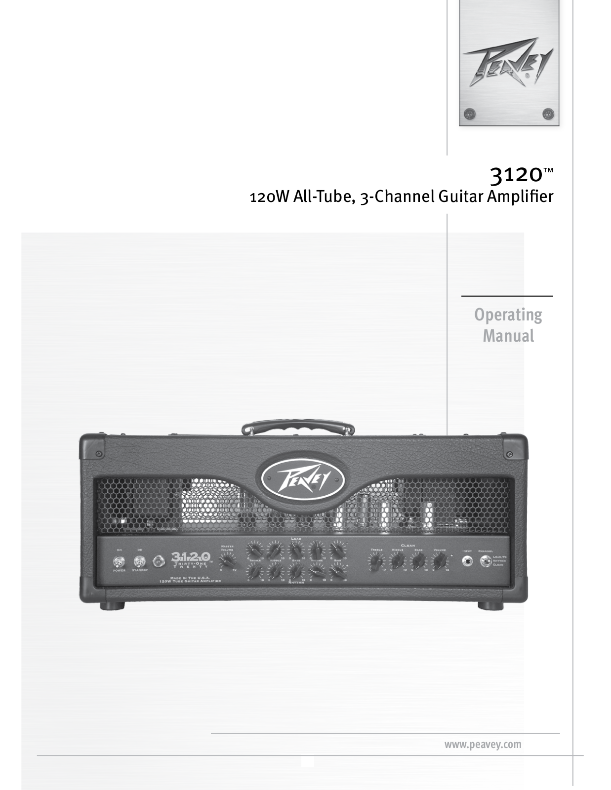 Peavey 3120 User Manual