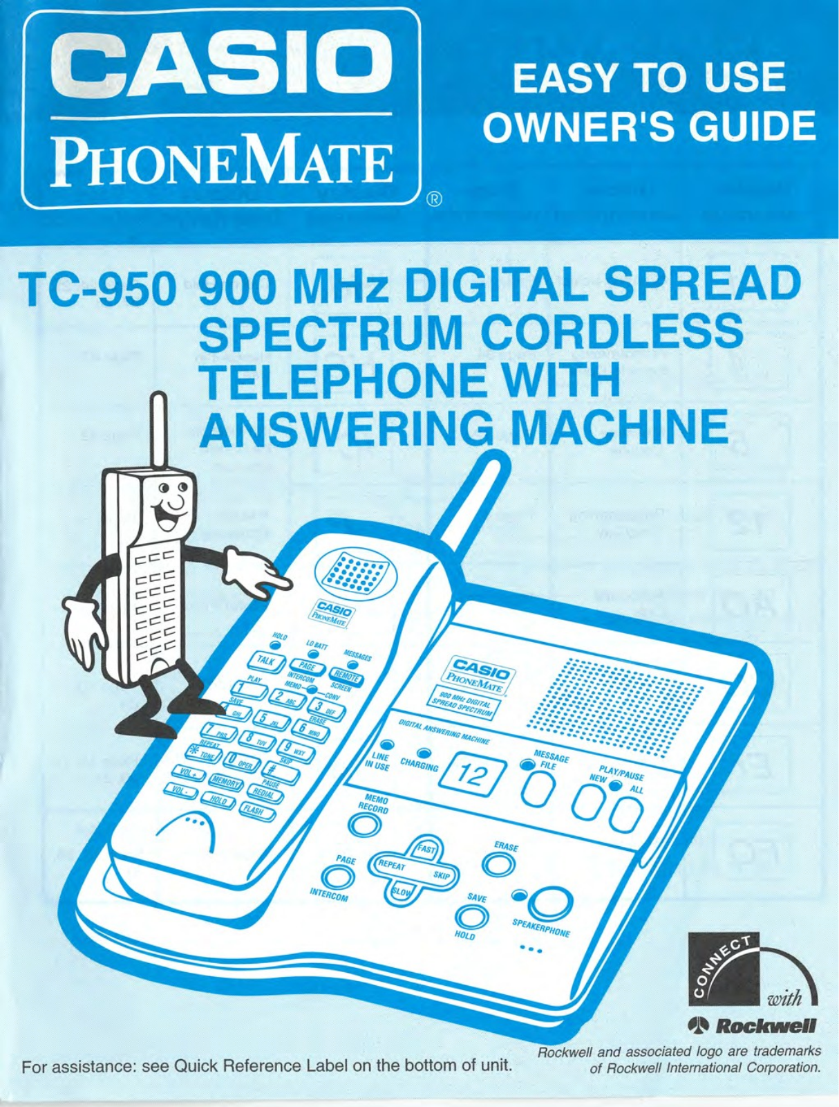 Casio TC-950 User Manual