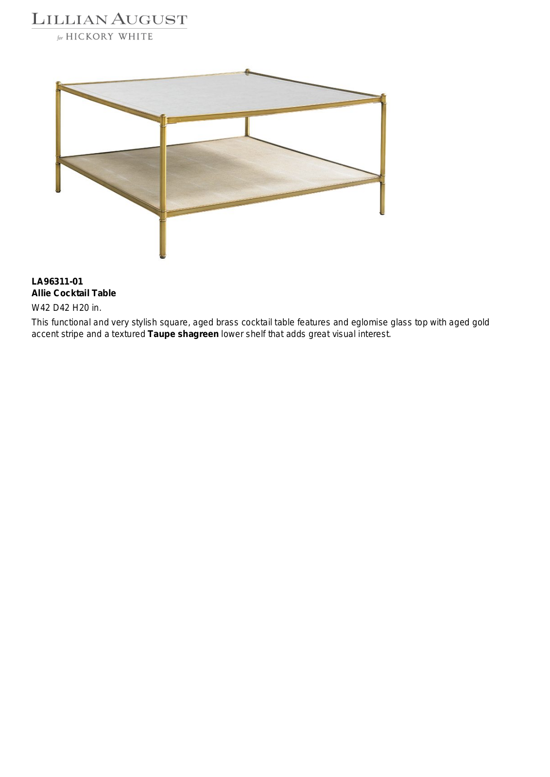Lillian August PCFE2044 Specifications - ManualMachine.com