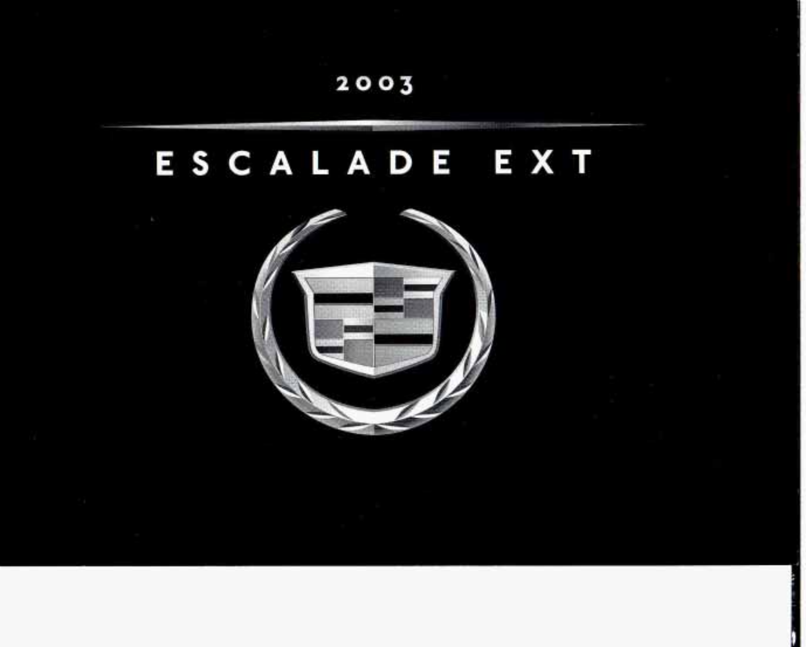 Cadillac ESCALADE EXT Owner Manual