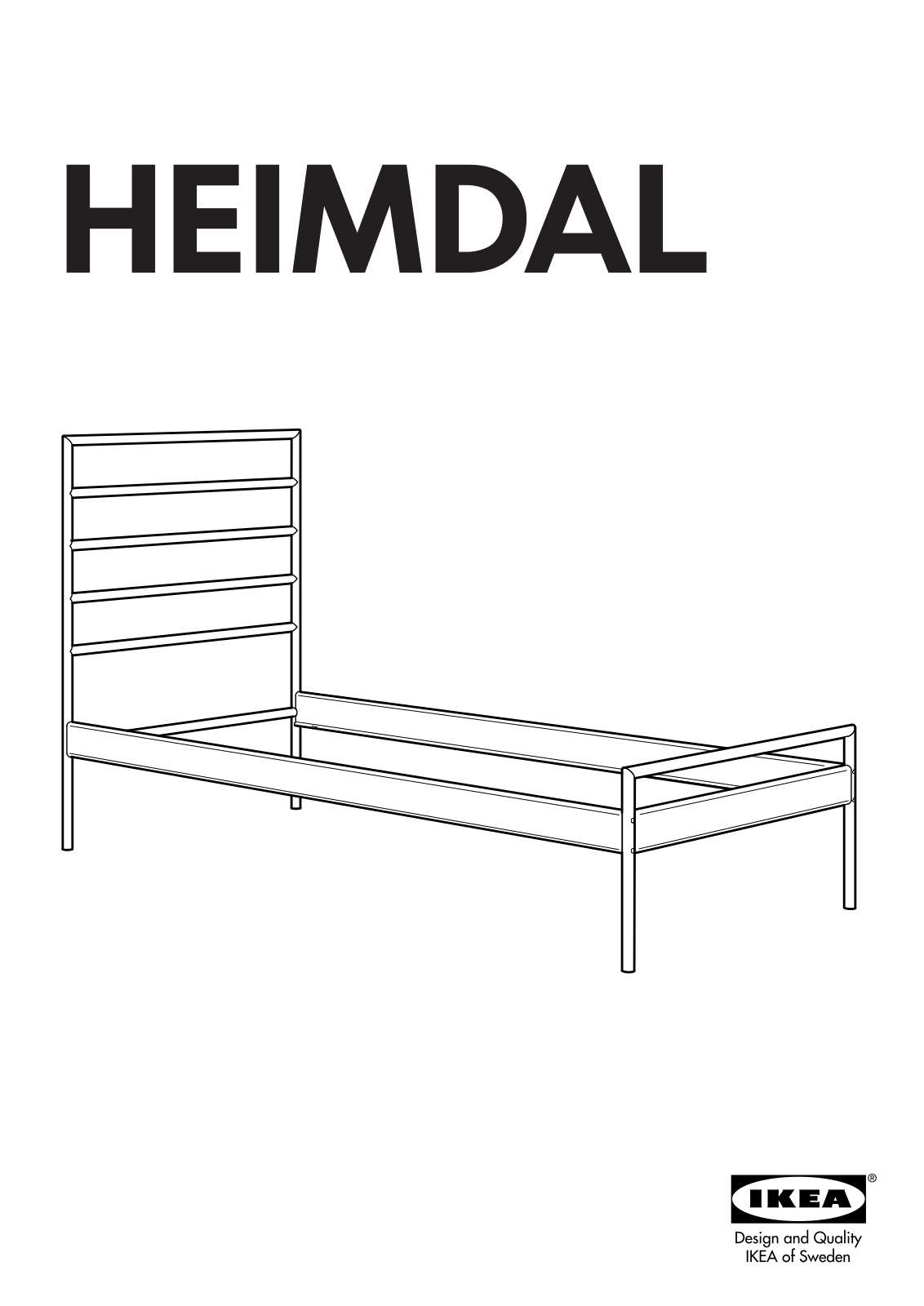 IKEA HEIMDAL User Manual