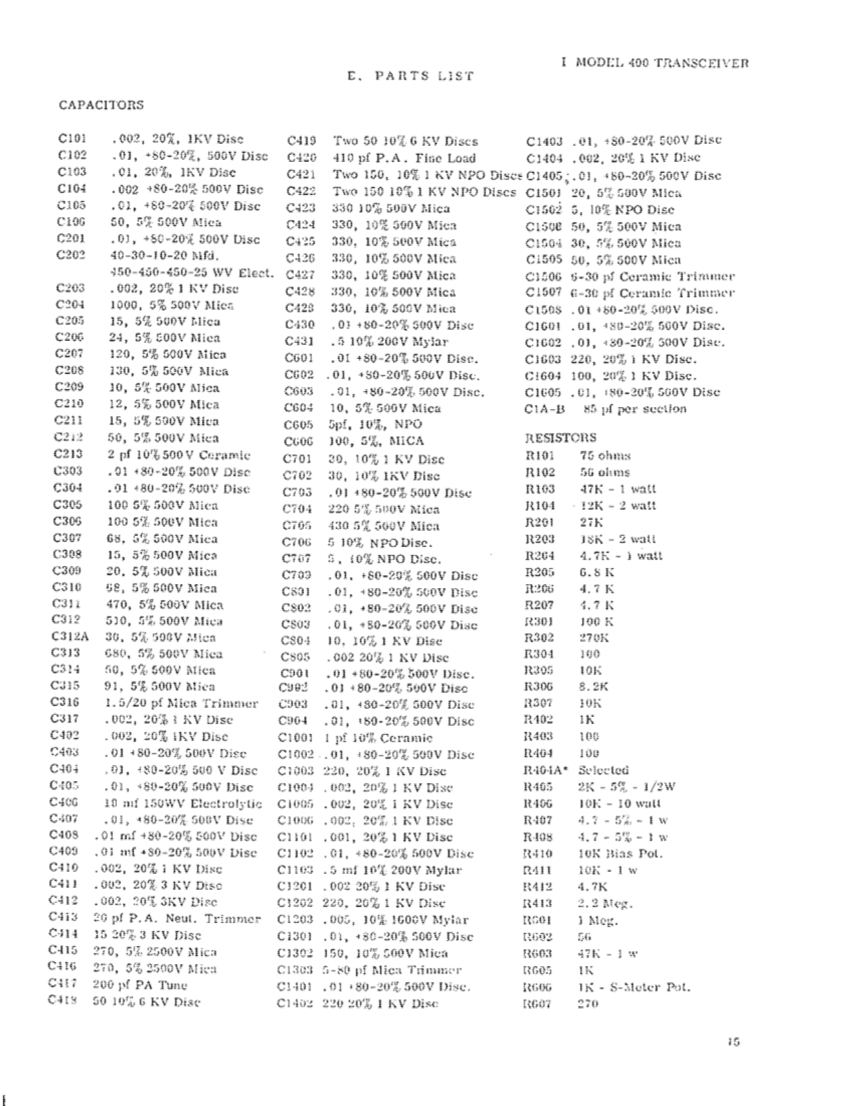 Swan 400 User Manual (PAGE 09)