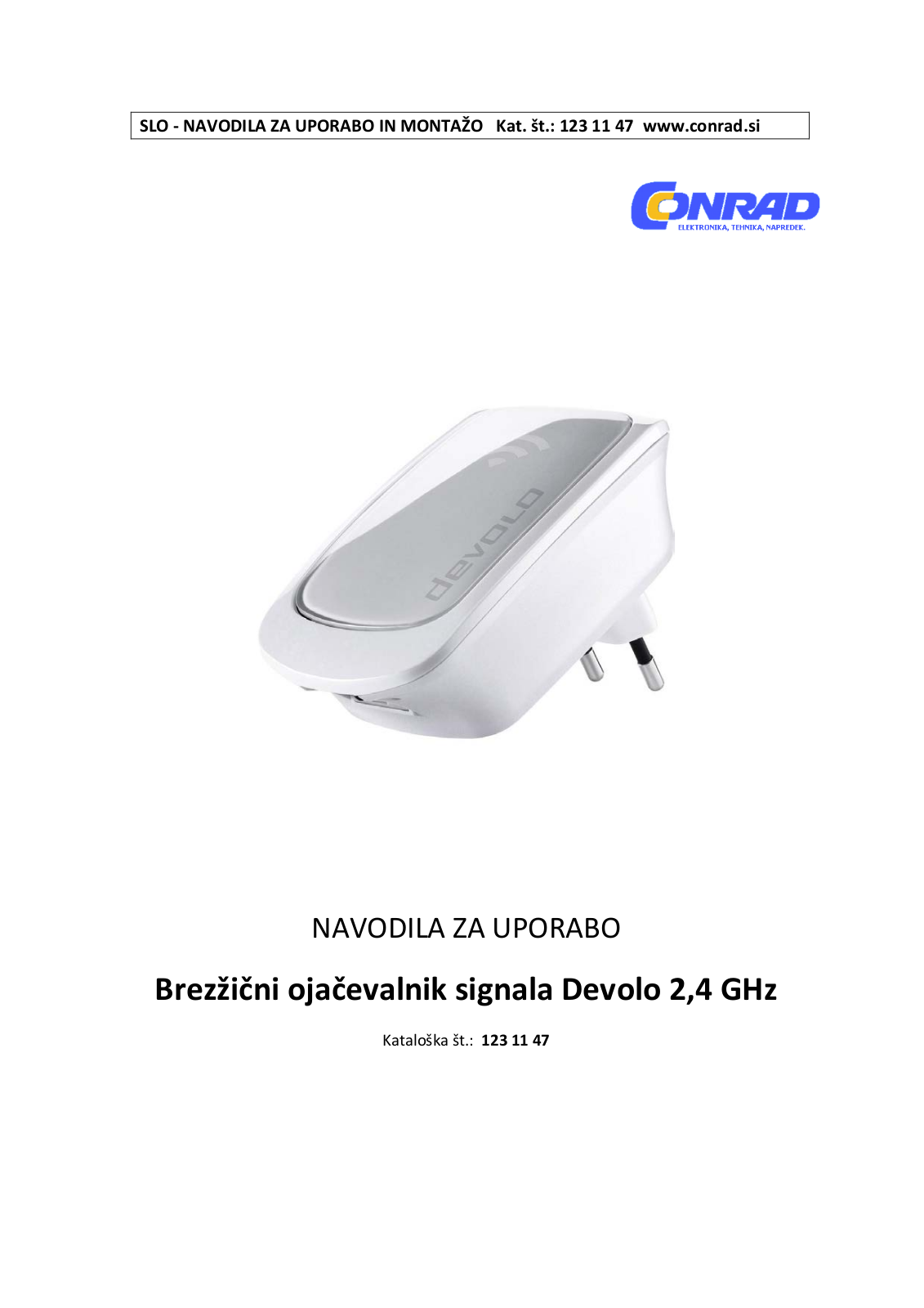 Devolo devolo WiFi Repeater User guide