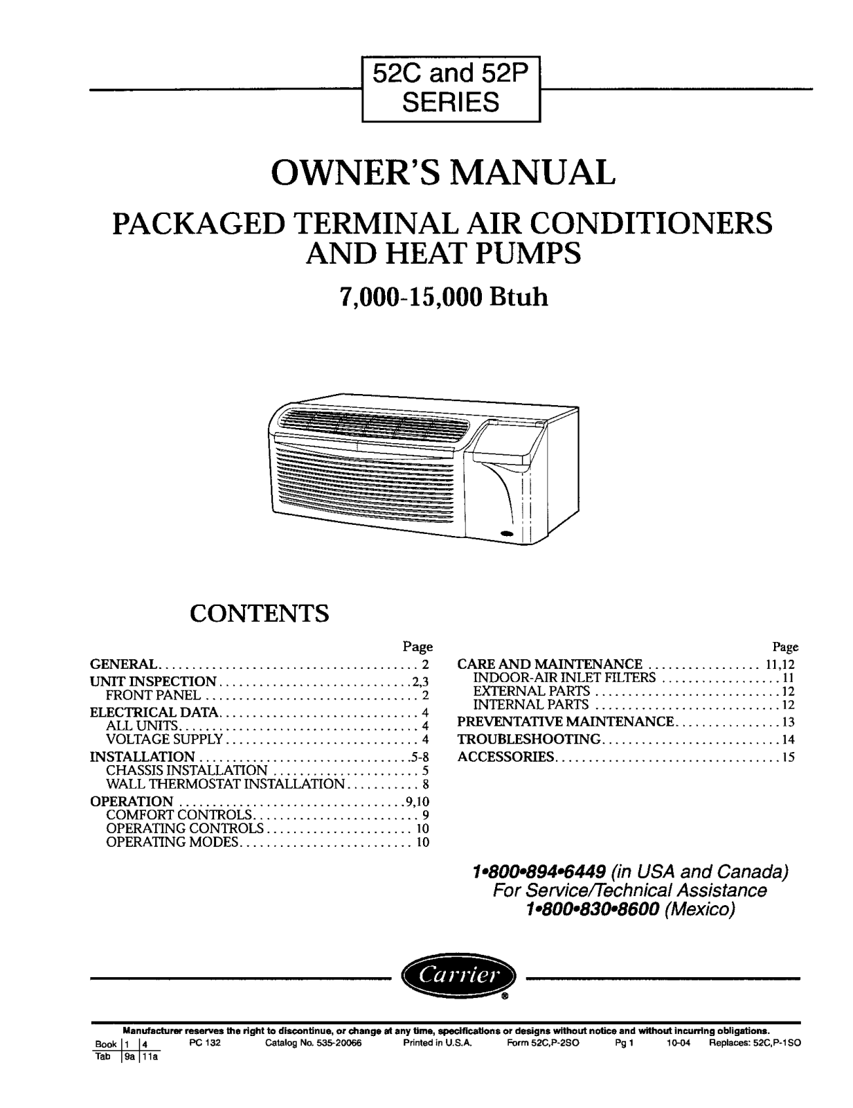 Carrier 52PC User Manual - ManualMachine.com