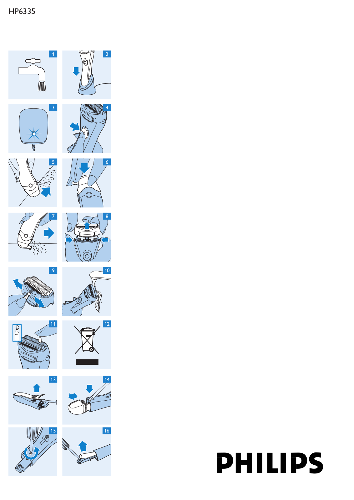 Philips Double Contour Ladyshave User Manual