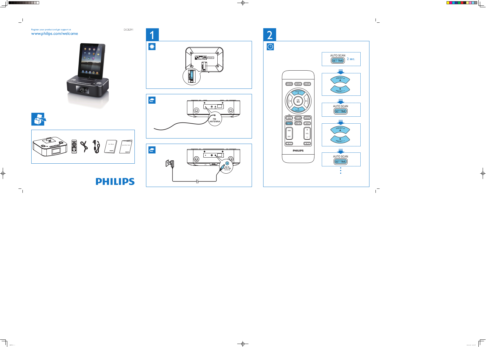 Philips DCB291/05 quick start guide - ManualMachine.com