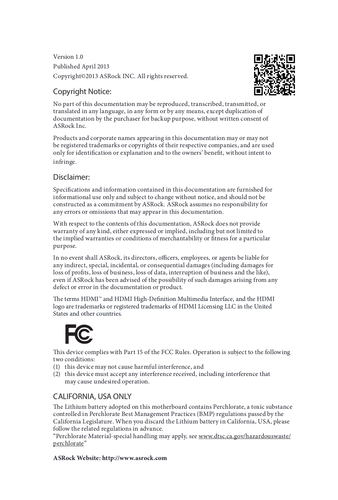 ASRock Z87E-ITX User Manual