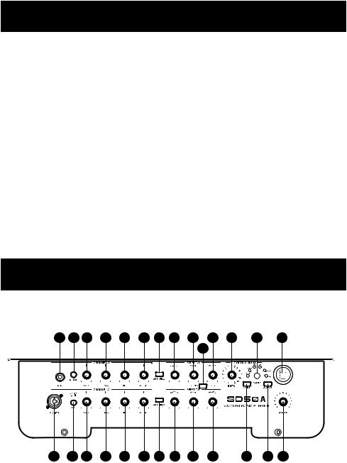 Mooer SD50A User manual