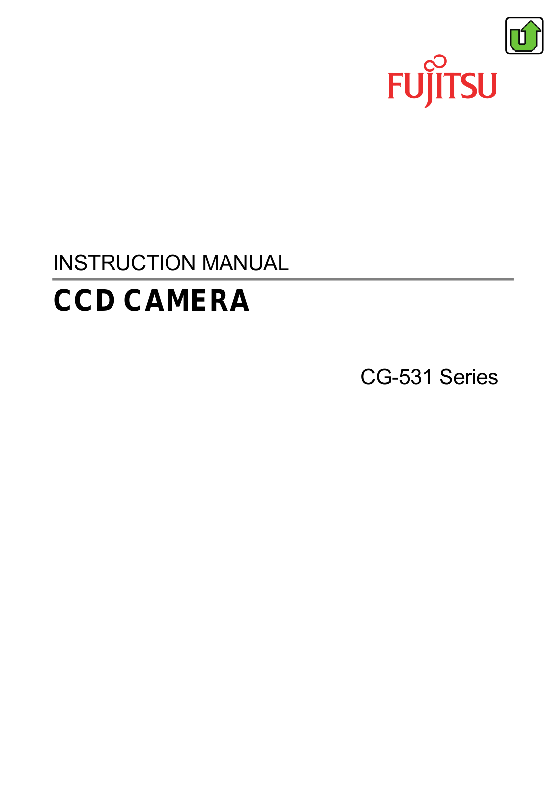 Fujitsu CG-531 Series Instruction Manual