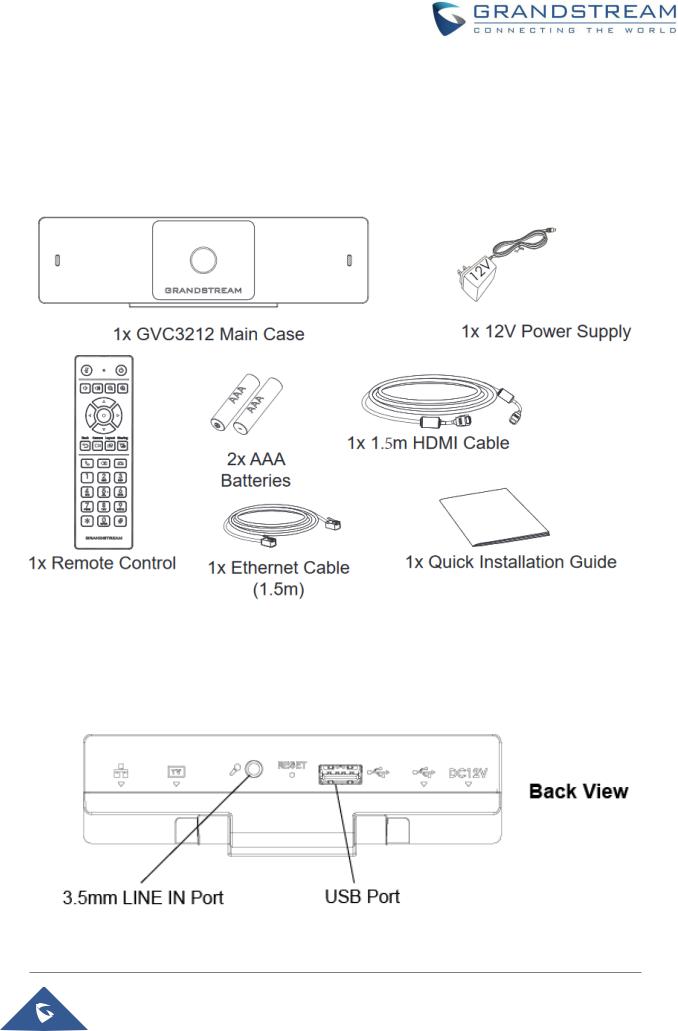 Grandstream GVC3212 User Manual