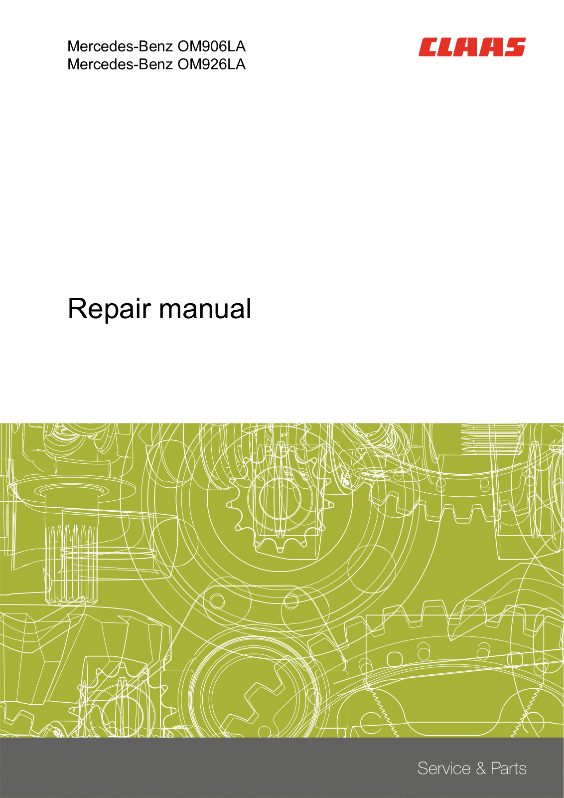 Mercedes-Benz OM906LA, OM926LA Repair Manual