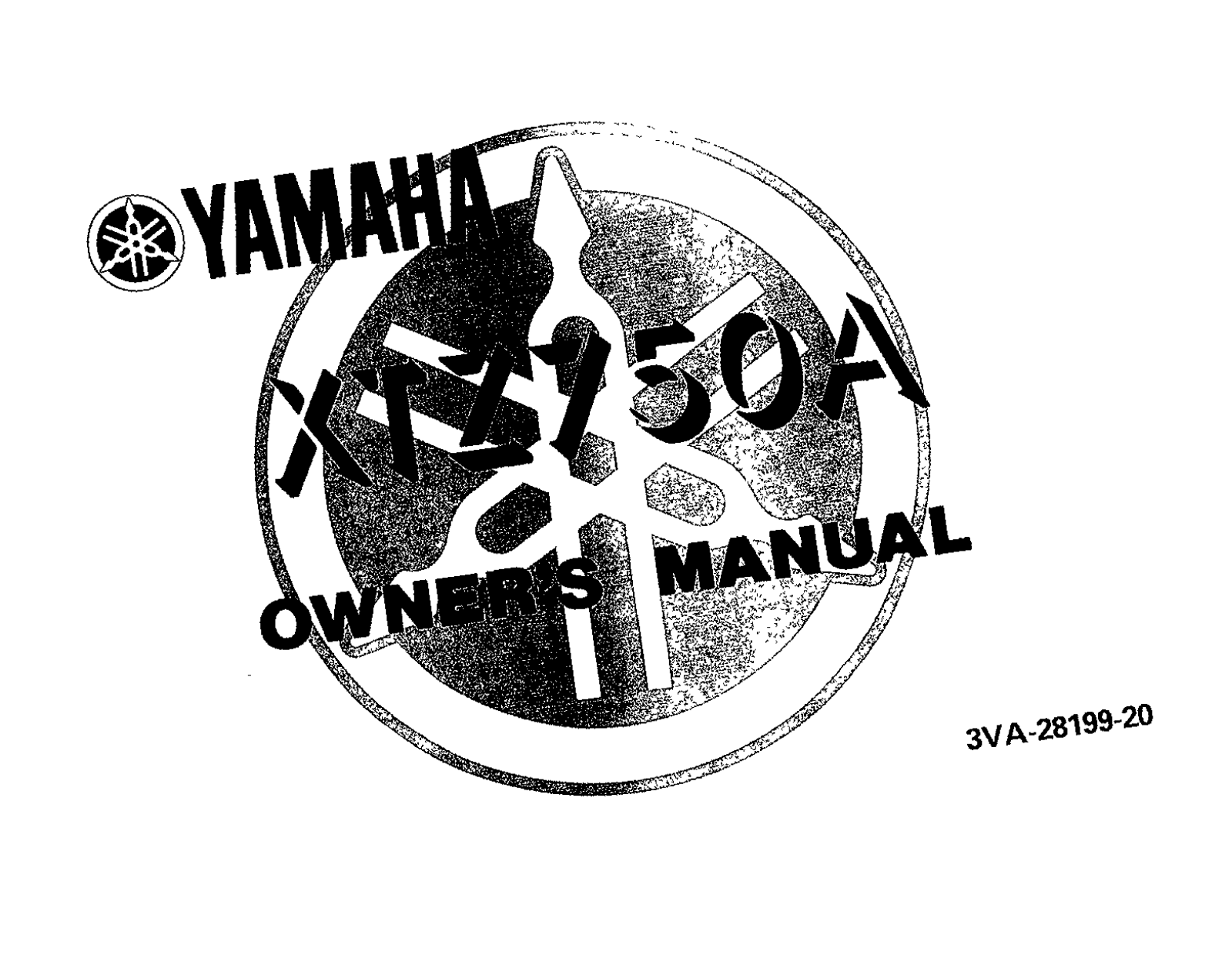 Yamaha XTZ750 A 1990 Owner's manual